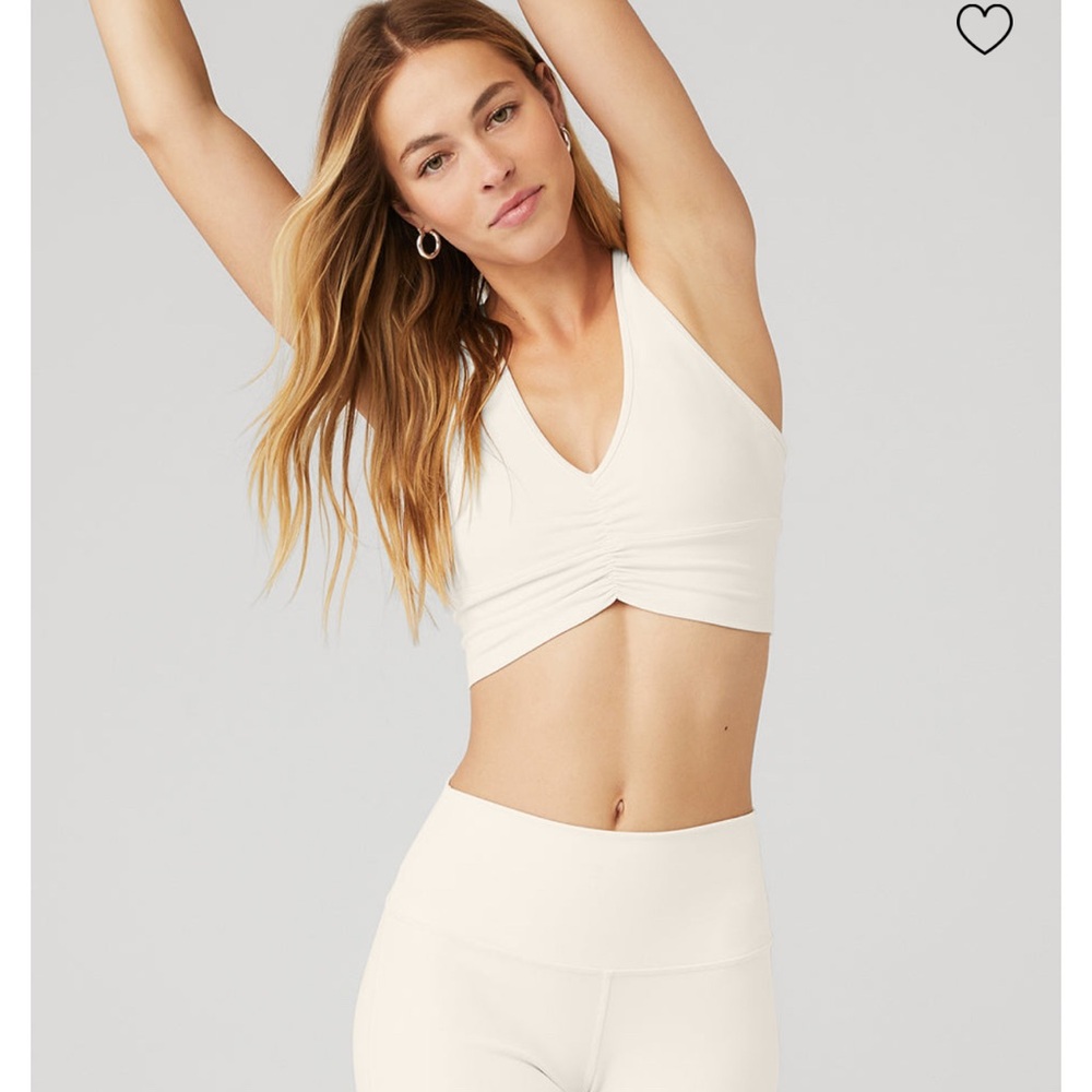 ALO Yoga ivory Sports Bra